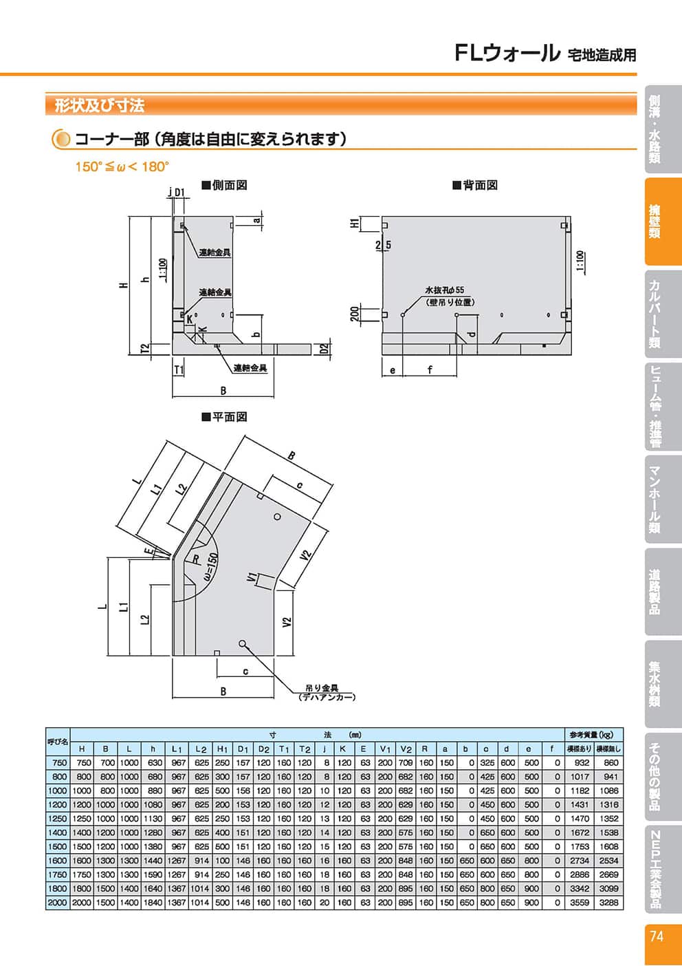 FL ウォール（宅地造成用）6