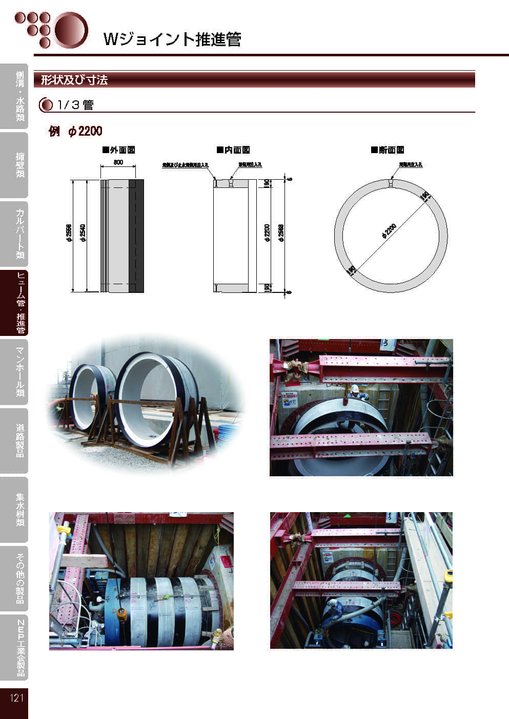 Wジョイント推進管4